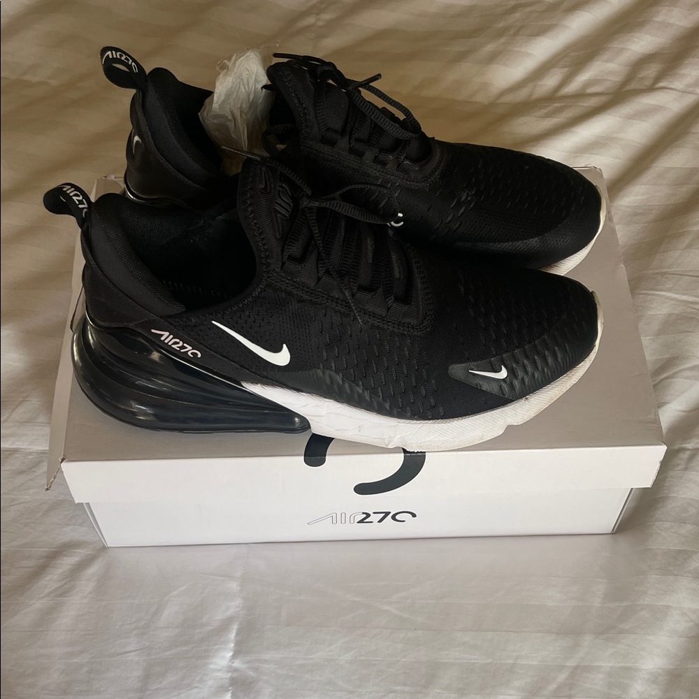 Nike Air Max 270 Black and White Sneakers